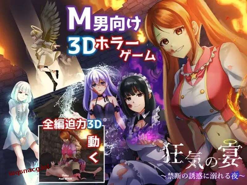 [3D动作ACT/动态] 疯狂盛宴 狂気の宴～禁断の誘惑に溺れる夜 v240518 机翻汉化 [800M]游戏中文版下载|无需安装解压即玩-游界无限