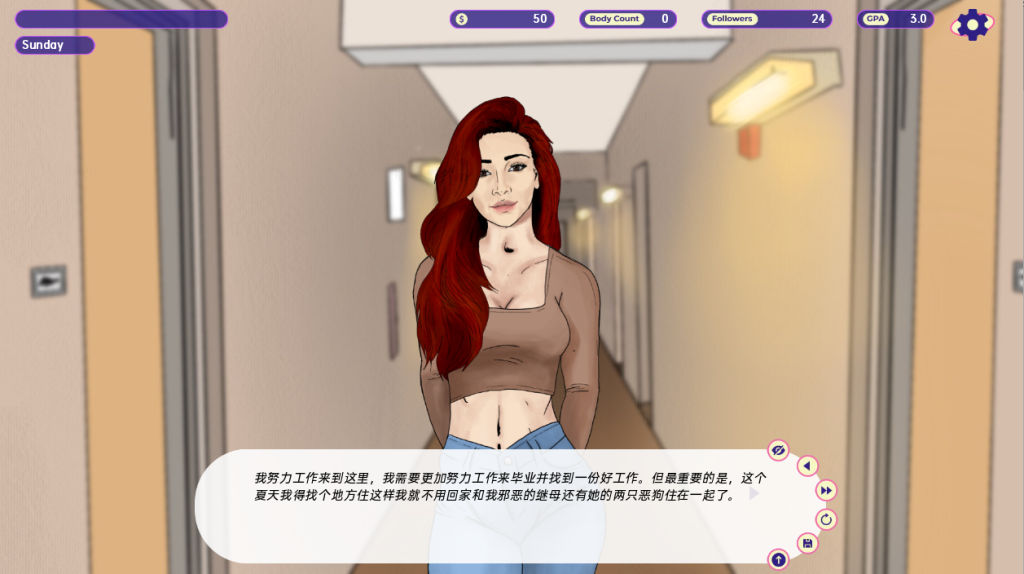 [欧美SLG/汉化] 大学热潮 College Craze v0.6 汉化版 2G游戏中文版下载|无需安装解压即玩-游界无限