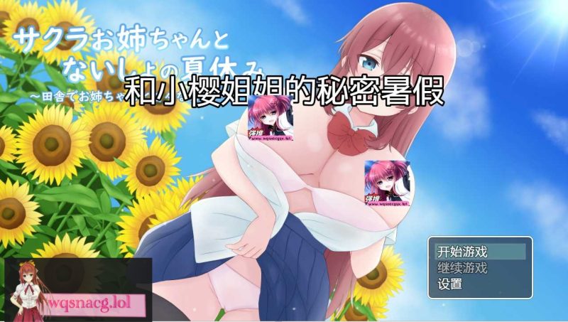 [日系RPG/汉化] 和小樱姐姐的秘密暑假 サクラお姉ちゃんとないしょの夏休み PC+安卓汉化版 1.2G游戏中文版下载|无需安装解压即玩-游界无限