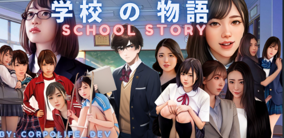 [HTML真人亚洲风游戏/机翻润色]学校の物语 Gakko No Monogatari – School Story [ v0.15 [10G]游戏中文版下载|无需安装解压即玩-游界无限