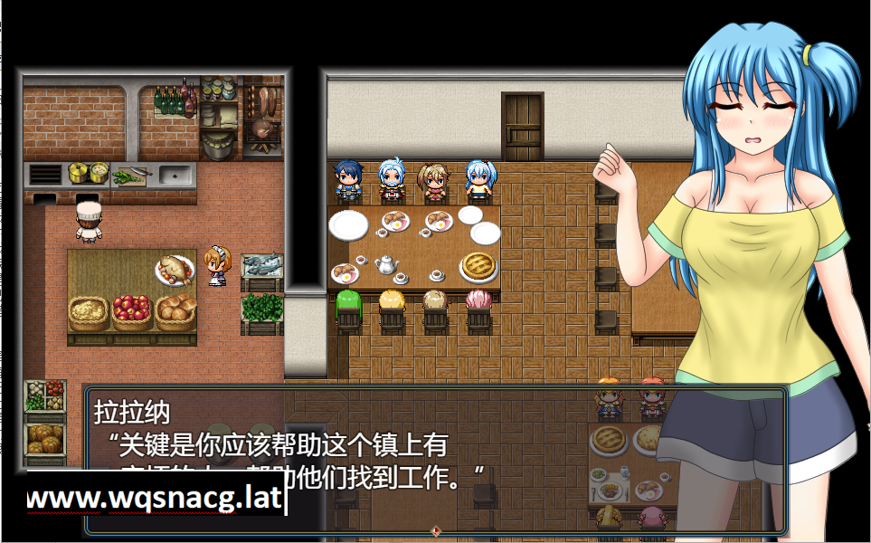 [日系RPG/汉化/动态] 看板娘和小劳动 云翻汉化版 多结局/多选项 [多空/1.4G]游戏中文版下载|无需安装解压即玩-游界无限